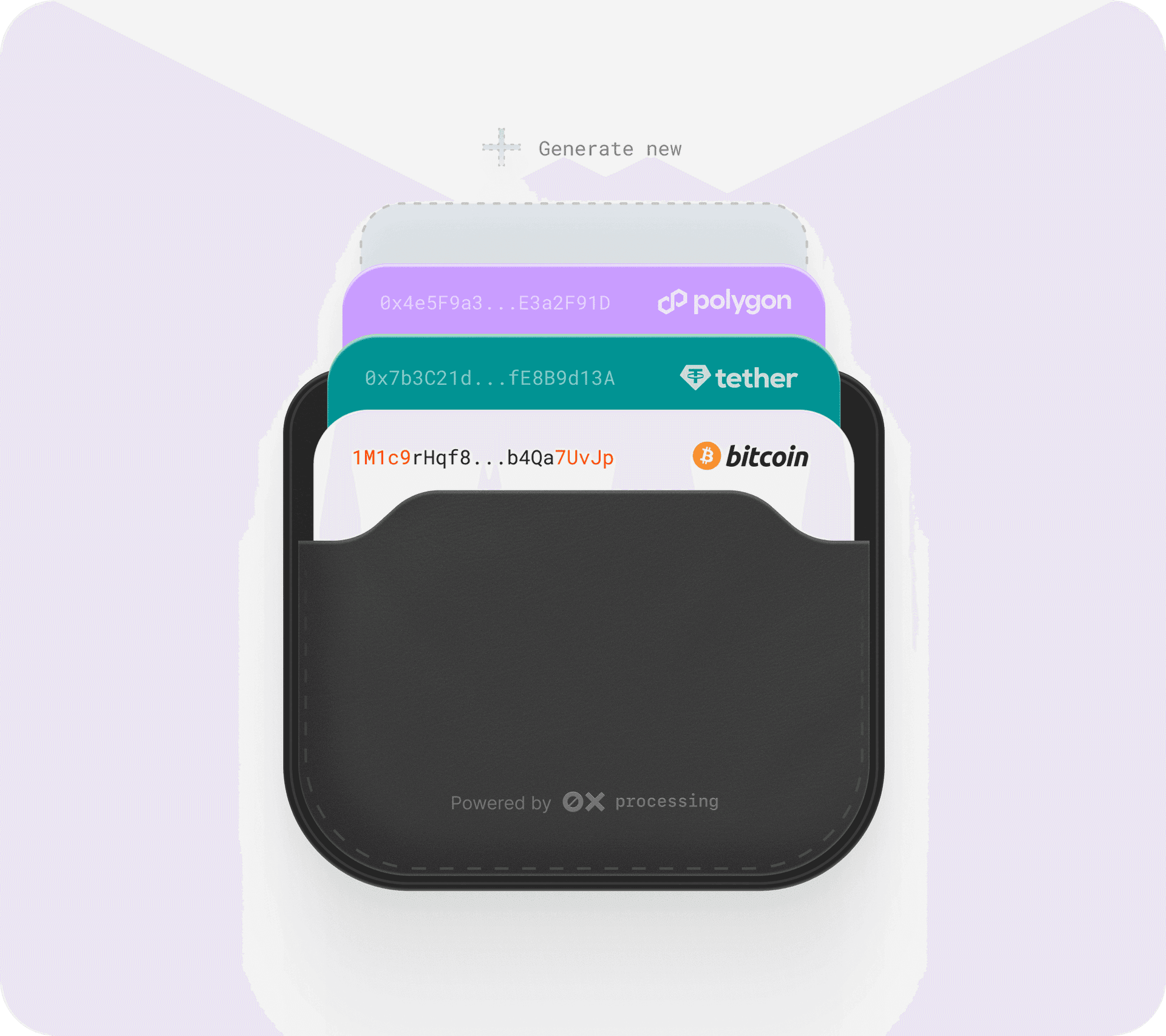 ## We delivered a white-label embedded checkout with **Static wallets**