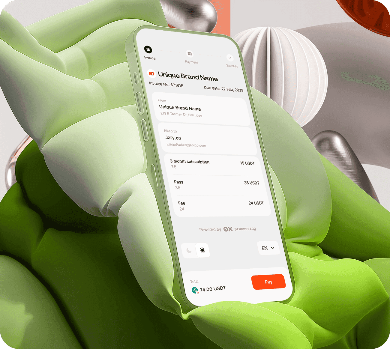 Crypto Invoices for business