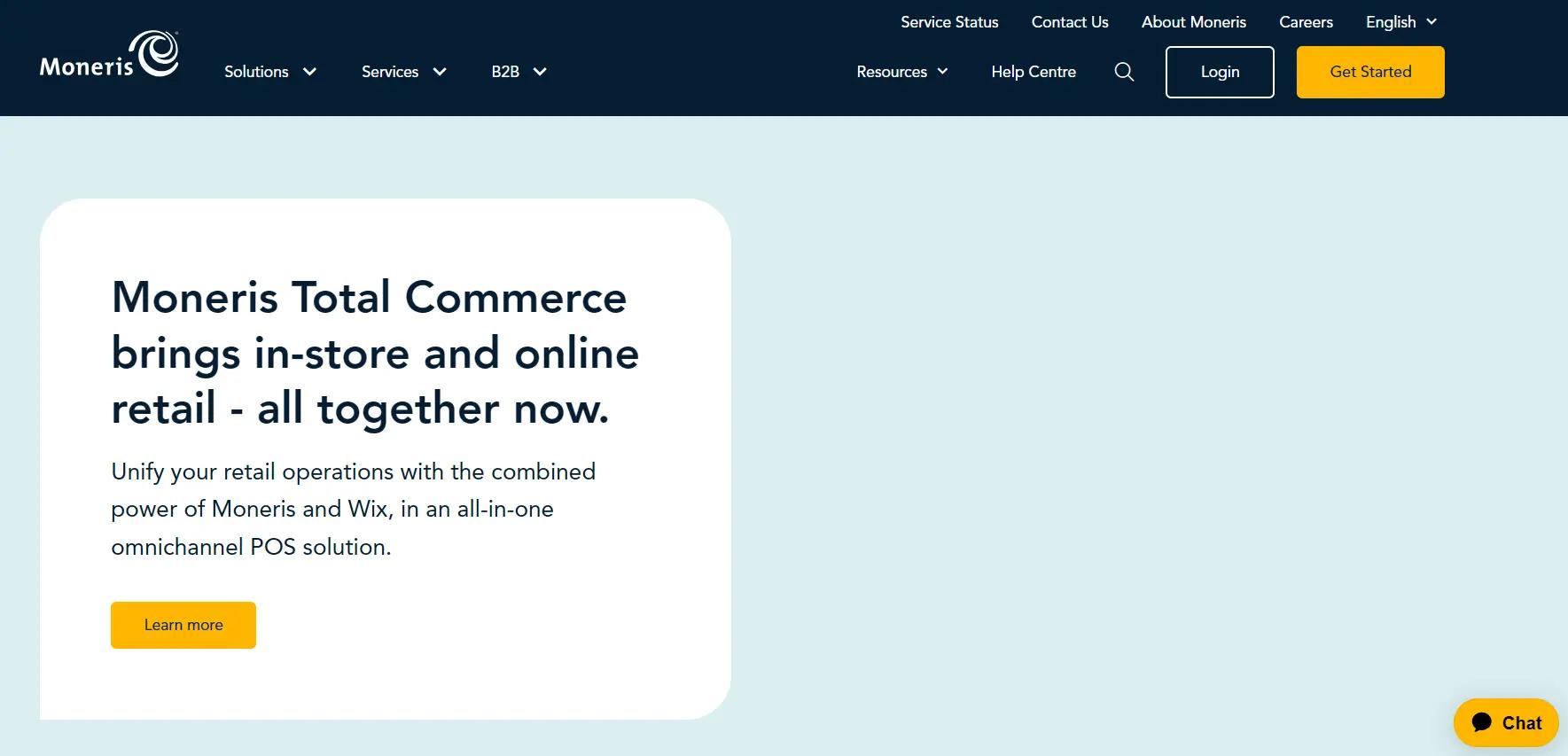 Moneris website