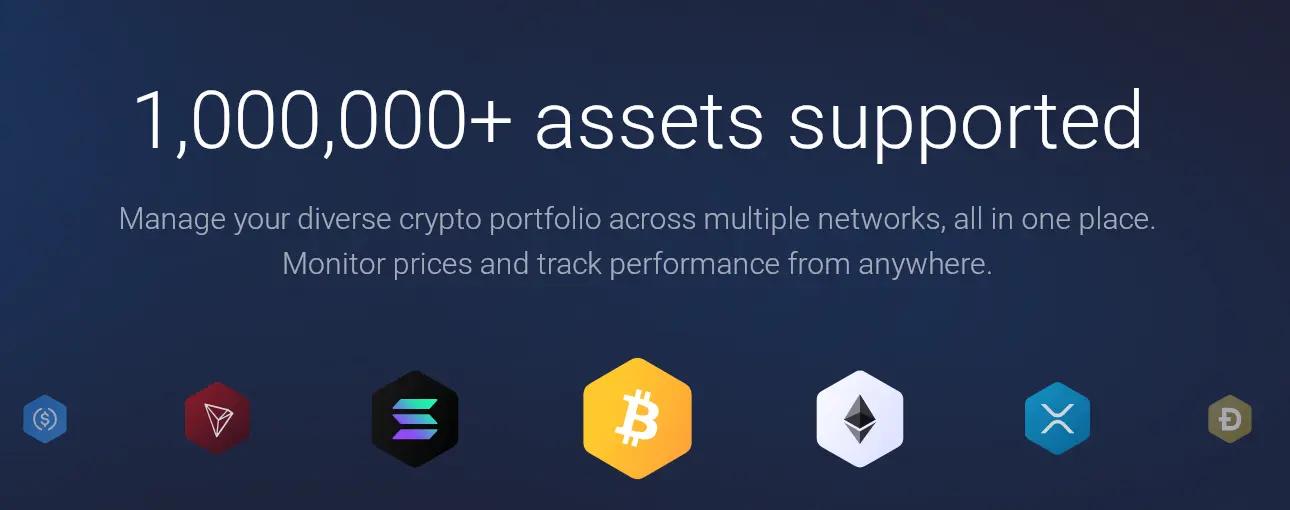 Exodus supported assets