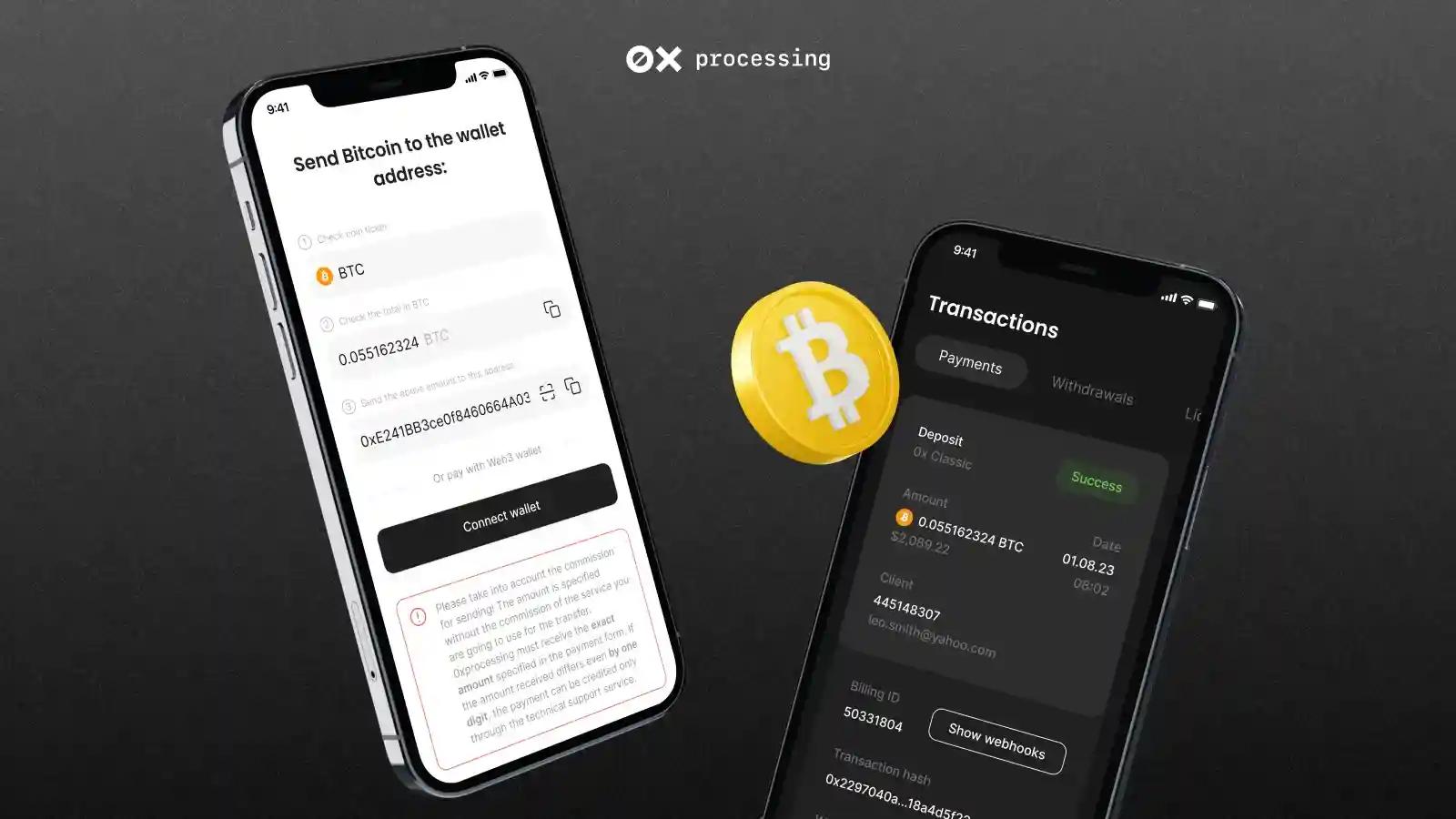Bitcoin Processing through the 0x Payment Platform