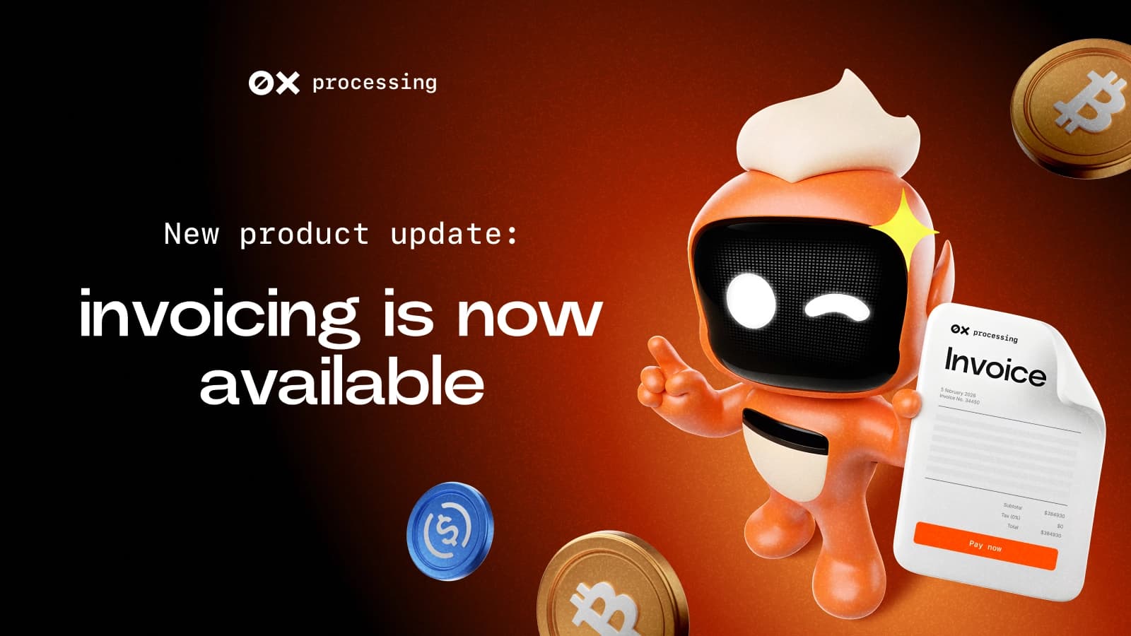 0xProcessing Launches Crypto Invoicing to Fix B2B Settlement Delays