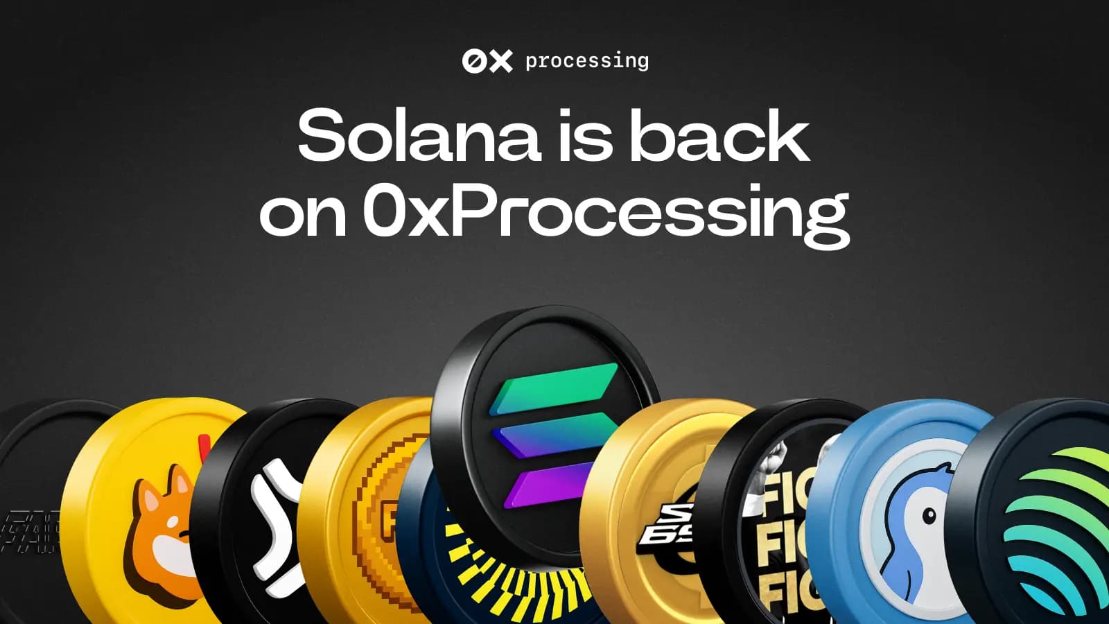 Solana support returns to 0xProcessing with expanded token list