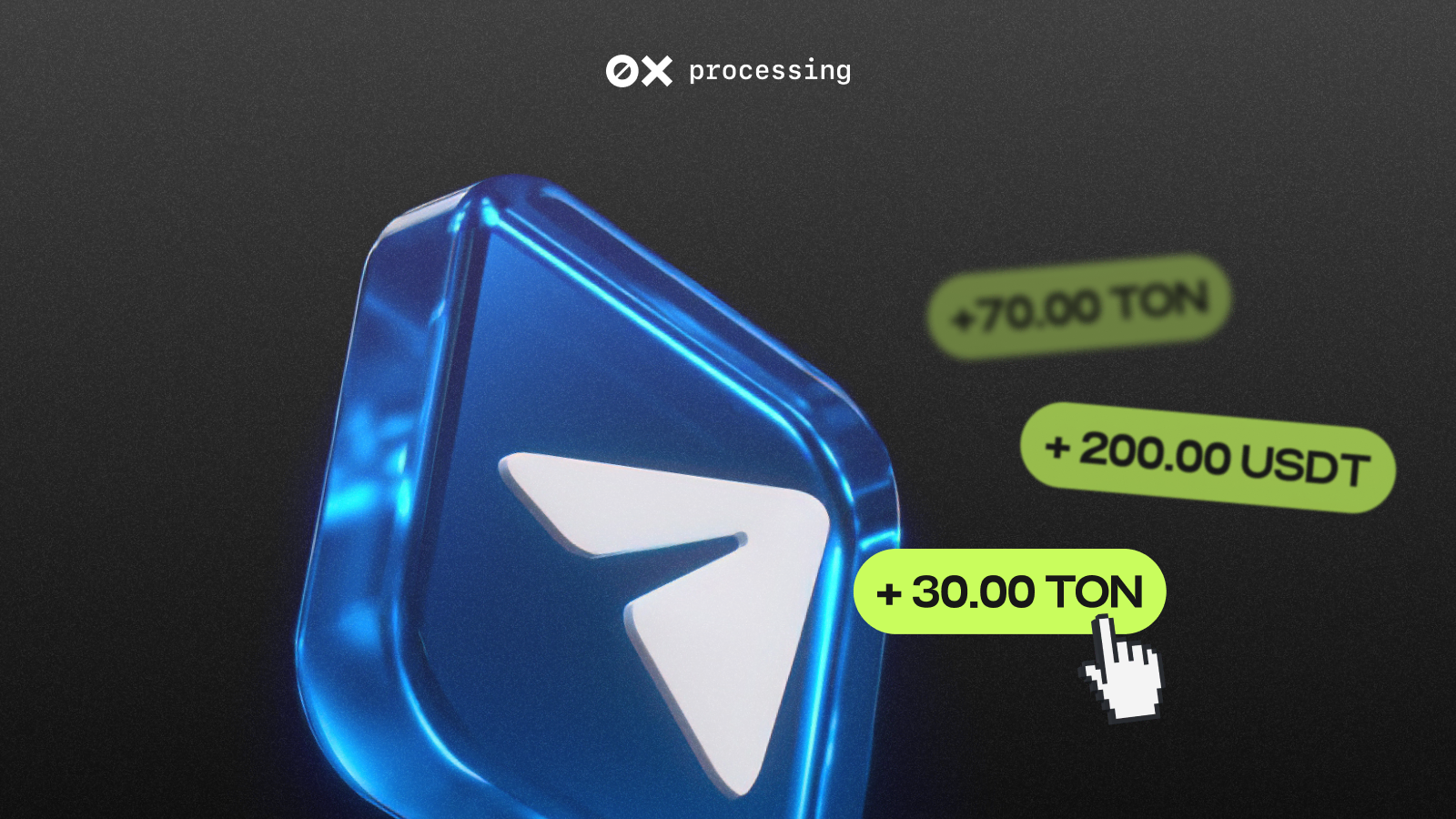 How To Receive Crypto Payments via Telegram? | 0xProcessing